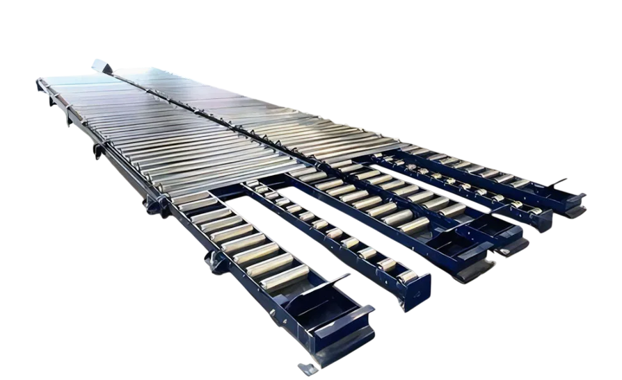 Конвейер гравитационный для съема рохлей